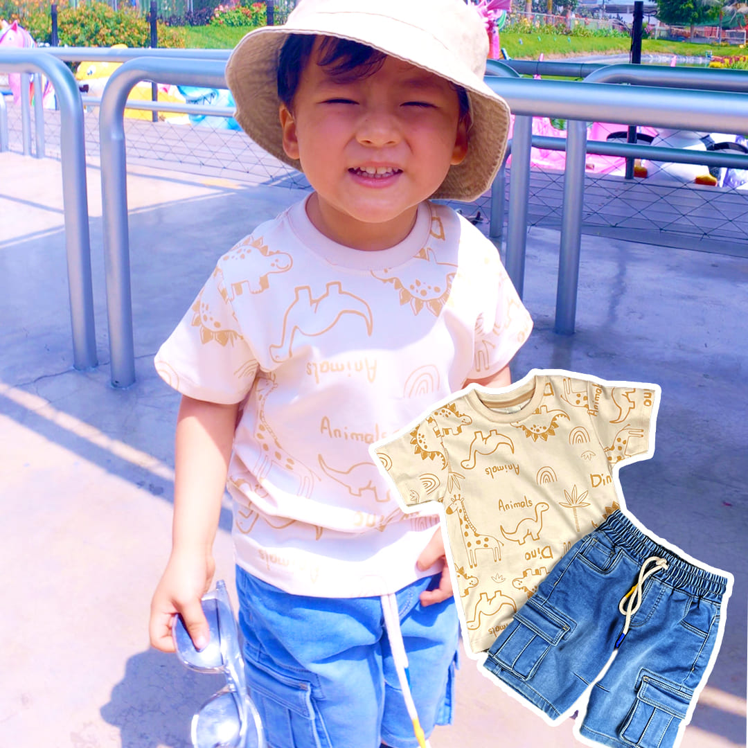 Pack Polo Dino + Short Cargo